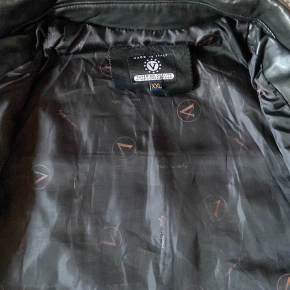 Mens made in Italy (ALTA MODA) leather jacket - Picture 10 of 13